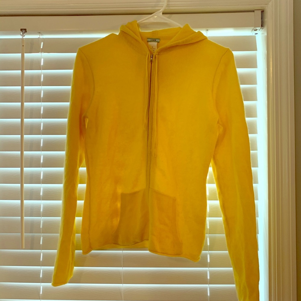 J. Crew cashmere zip up hoodie